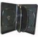 6 Way Standard Black DVD Cases