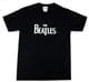 Beatles Logo Mens Black T-Shirt