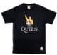 Queen Freddie Mercury Mens Black T-Shirt