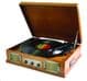 Steepletone Norwich Retro Record Player with Radio & USB Playback - Light