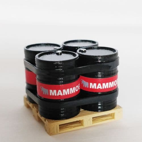 Iconic Replicas   Oil drum set Pallet Mammoet