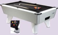 Supreme Winner White English Pool Table (freeplay 6 or 7f/t Available