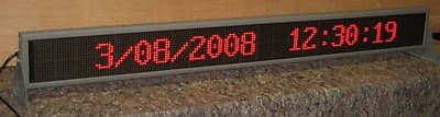 24 Character Message LED Display