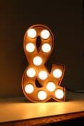 Bulb sign Letters