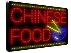 Chinese Food & Bowl LED Sign (LDX-30)