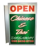 Double Sided Lightbox Sign