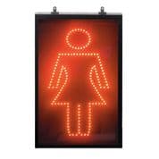 Female LED Toilet Sign (LED21)