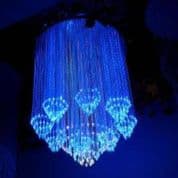 Fibre Optic chandelier - SHOWER