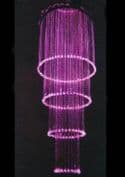 Fibre Optic chandelier - THE HYPNO