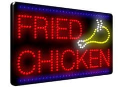 Fried Chicken & Leg LED Sign (LDX-32)