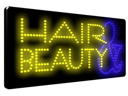 HAIR & BEAUTY LED SIGN (LED2)