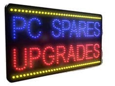 LED PC Spares Upgrades Sign (LDX-07)