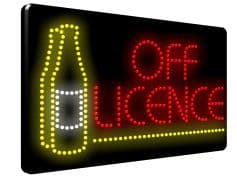 Off License LED Sign (LED5)