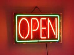 Red / Green Neon open Sign