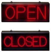 Static Red LED Sign Open/closed (LED22)