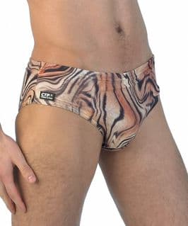 Mens Swim Briefs - Tiger Print Speedo - Swimwear for men.