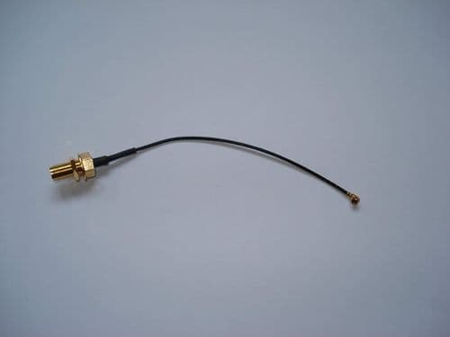 MAC-IPX-SMAFP-10 (U.FL) - U.FL to SMA-Female BLK adapter