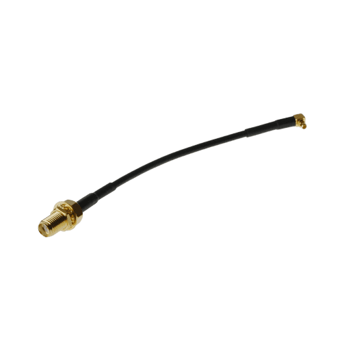 uxcell Antenna Extension Cable RP-SMA Male to RP-SMA Female Low Loss RG174 4 inch 2pcs 