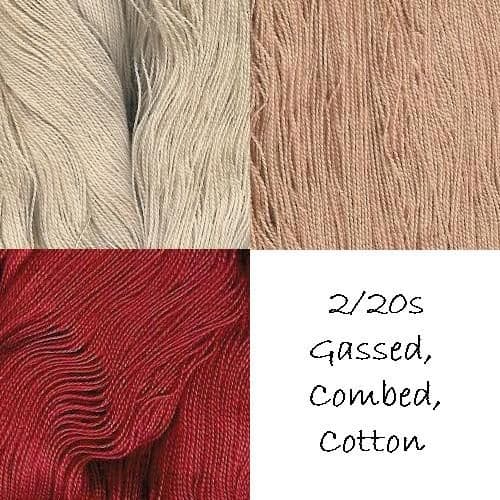 2/20c.c. Gassed, Combed Cotton