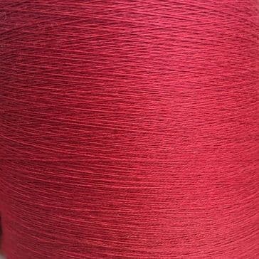 2/30 Combed Cotton Weaving Yarn - Crimson Red - 250g cone