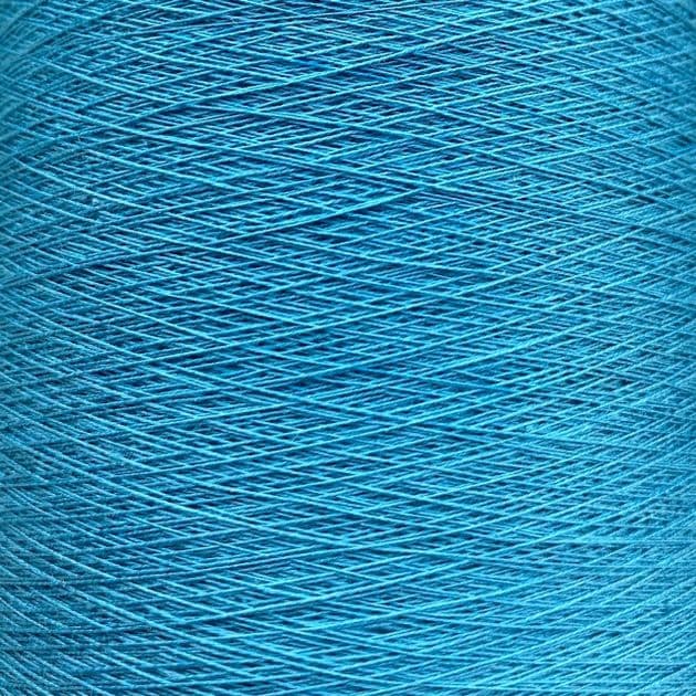 2/60c.c. Gassed, Combed Mercerized Cotton - Aztec (blue)