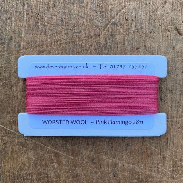 2811 Pink Flamingo - Worsted Wool - Embroidery Thread