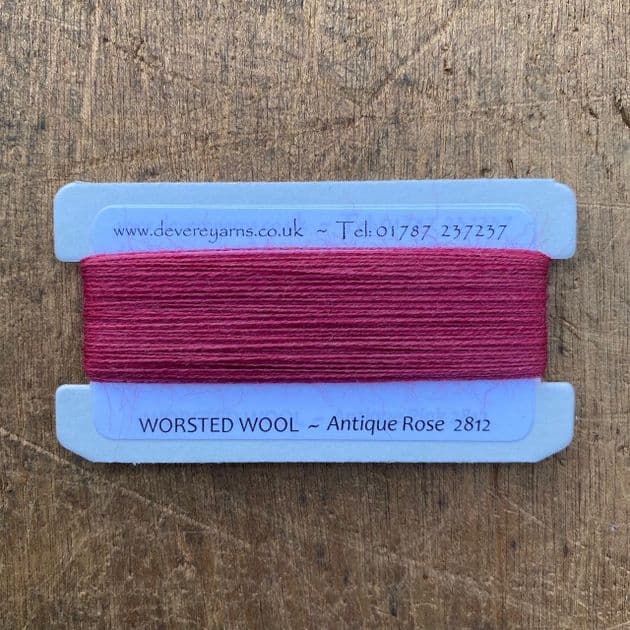2812 Antique Rose - Worsted Wool - Embroidery Thread
