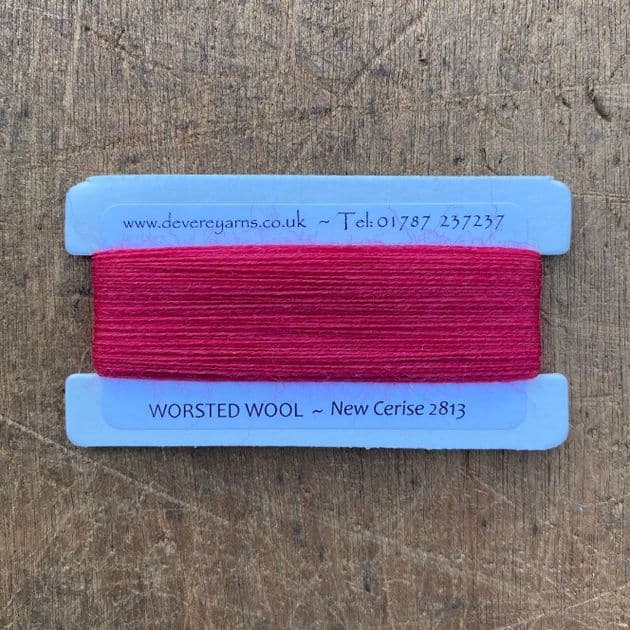 2813 New Cerise - Worsted Wool - Embroidery Thread