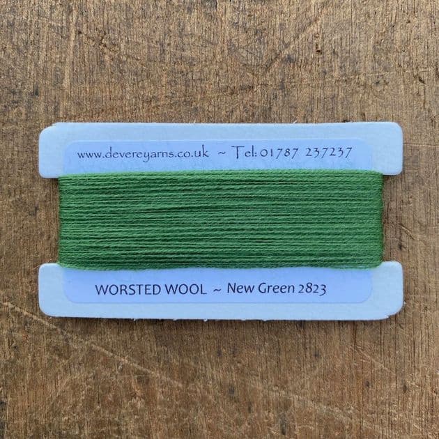 2823 New Green - Worsted Wool - Embroidery Thread
