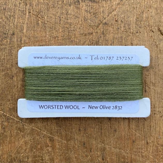 2832 New Olive - Worsted Wool - Embroidery Thread