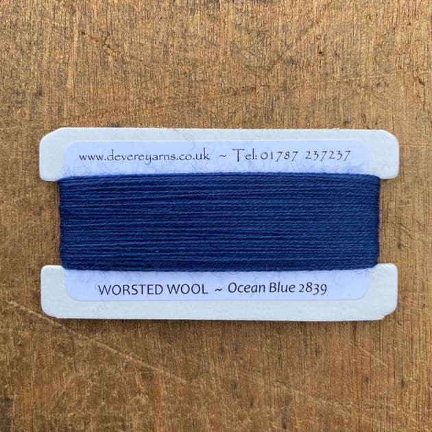 2839 Ocean Blue - Worsted Wool - Embroidery Thread