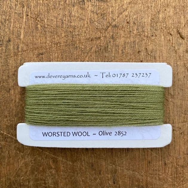 2852 Olive - Worsted Wool - Embroidery Thread