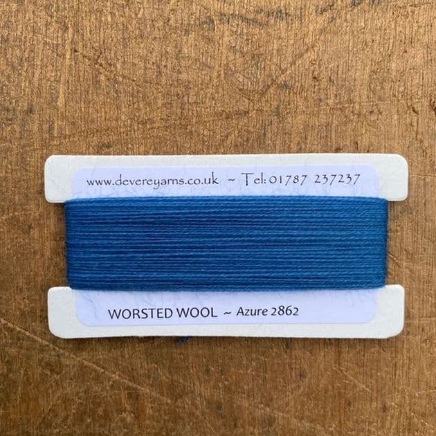 2862 Azure - Worsted Wool - Embroidery Thread