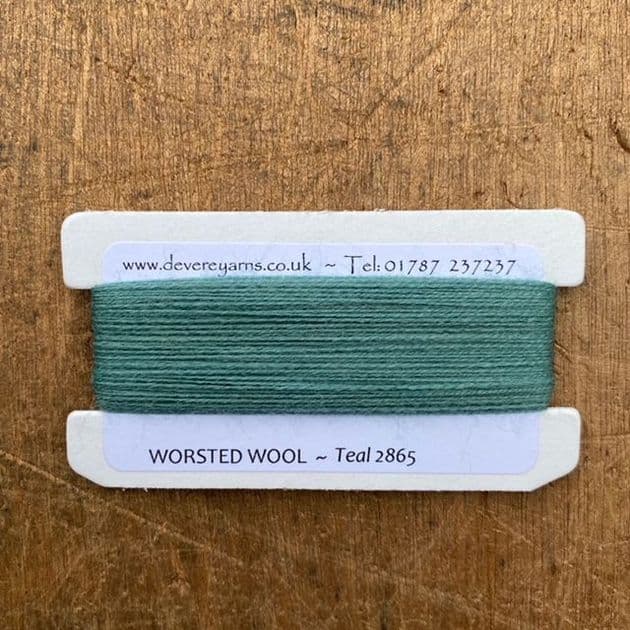2865 Teal - Worsted Wool - Embroidery Thread