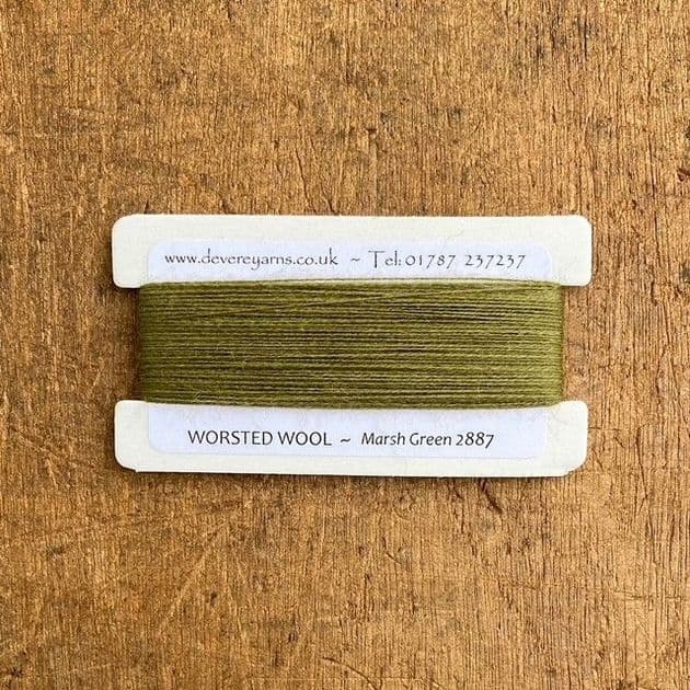 2887 Marsh Green - Worsted Wool - Embroidery Thread