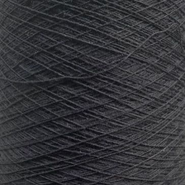 A fine black Pure Lana Virgin Wool - 2/48 NM - 200g Cone