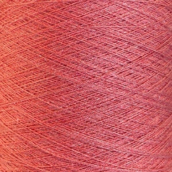 Melange Combed Cotton - Strawberry Pink - 250g Cone