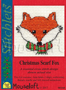 Christmas Scarf Fox