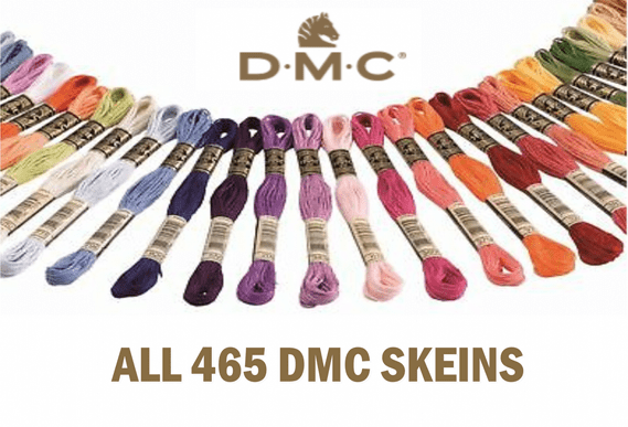 Complete Set 465 DMC Skeins