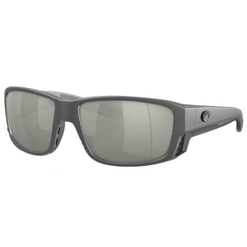 Costa Del Mar Tuna Alley Pro Sunglasses | Matte Gray / Gray Silver Mirror
