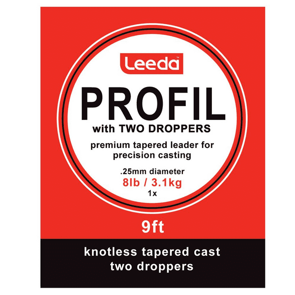 Leeda Profil Wet Fly Cast With 2 Droppers