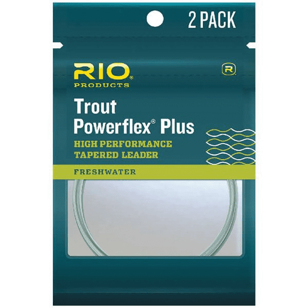 Rio Powerflex Plus 9' Tapered Leaders Twin Pack