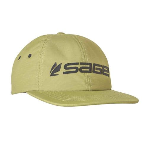 Sage Relaxed Nylon Logo Cap