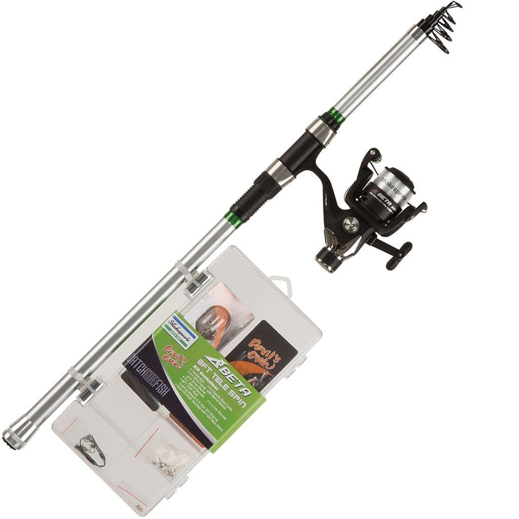 Shakespeare Catch More Fish Telescopic Spin Fishing Kit 8