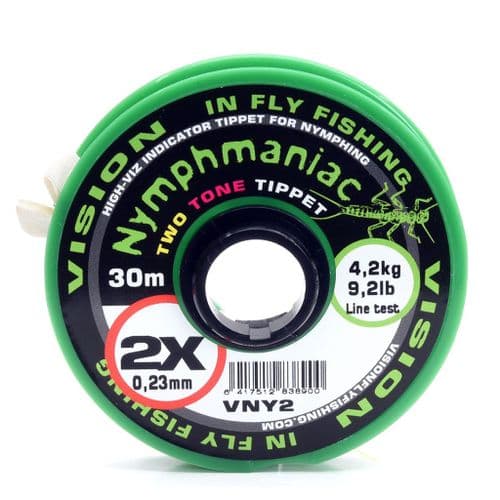 Vision Nymphmaniac Two Tone Indicator Tippet