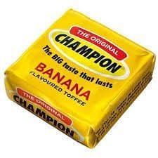 Champion Banana Flavoured Toffee