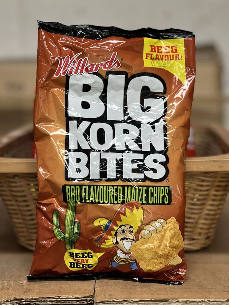 Willards Big Korn Bites - BBQ - 120g