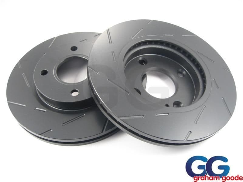 EBC Ultimax Grooved Front Brake Discs X2 | Ford Focus RS MK1
