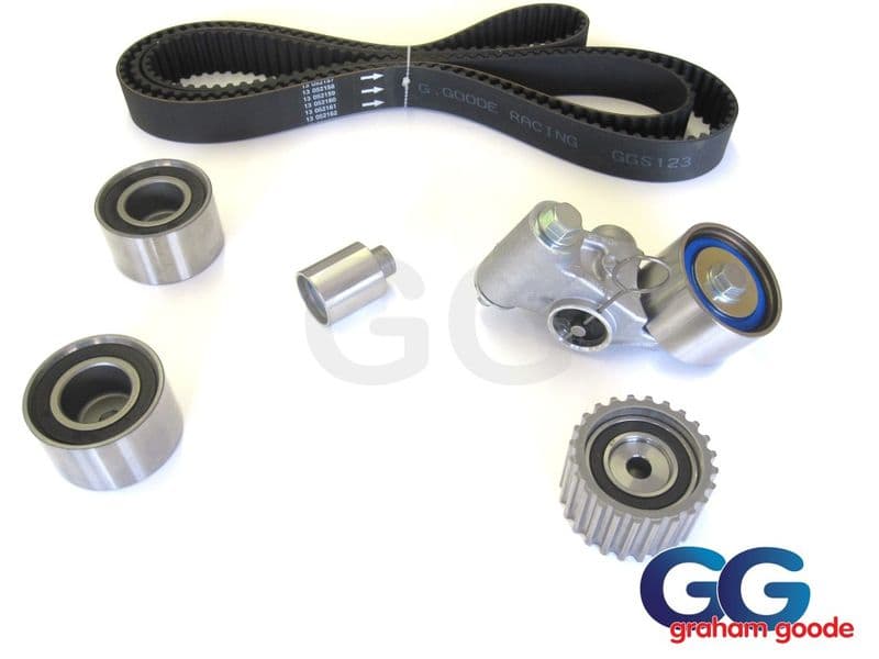 Impreza Turbo WRX STi Cam Timing Belt Kit Belt & x5 Tensioner Idler Pulleys 03-06 Newage GGS123TBK14