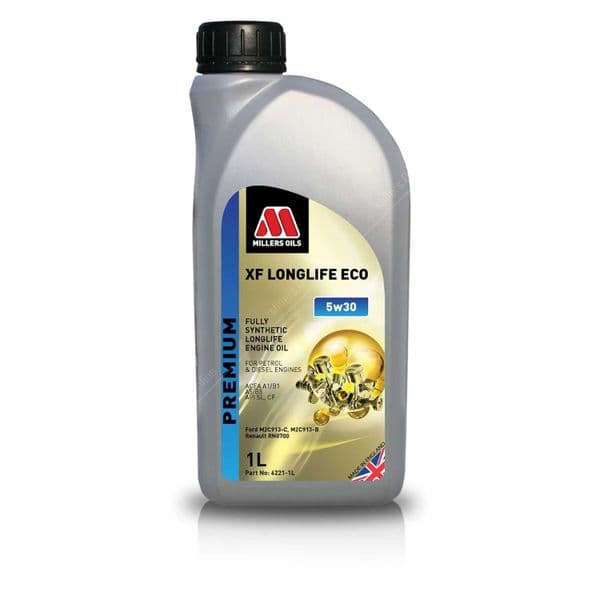 Millers Engine Oil ECO 5w30 XF Long Life 1L | Focus ST 225 mk2